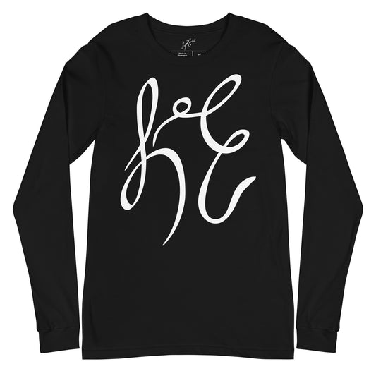 LC Unisex Long Sleeve Shirt White Text
