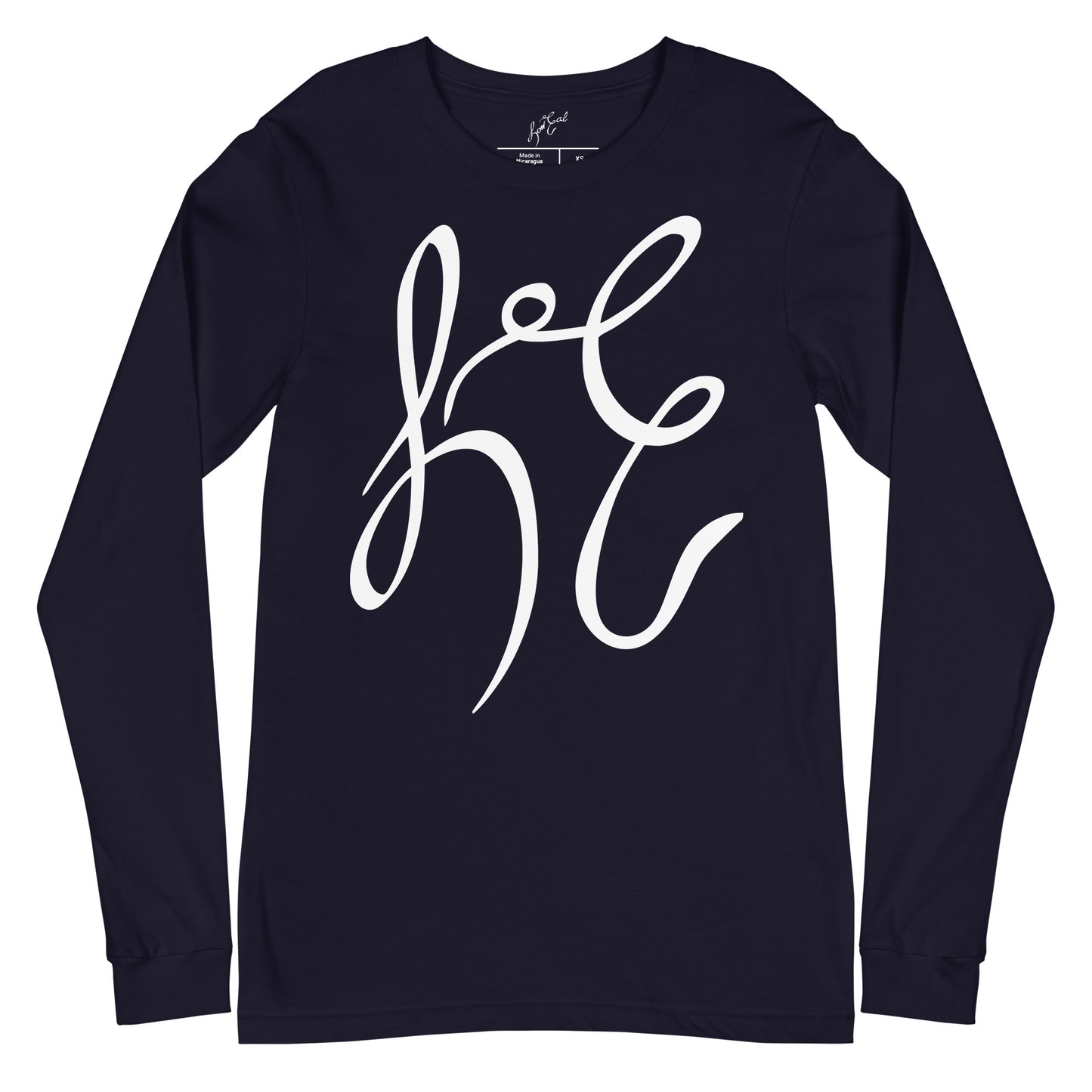 LC Unisex Long Sleeve Shirt White Text