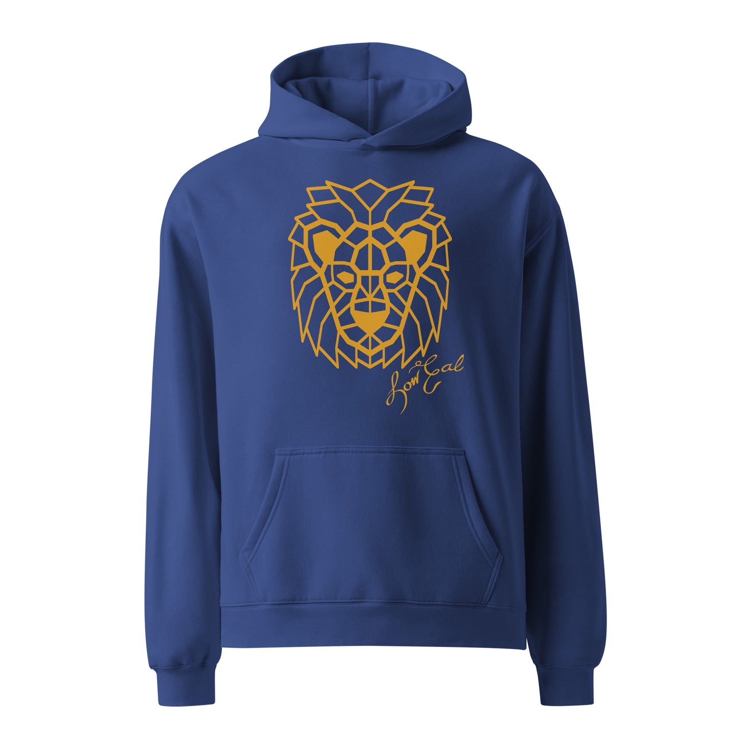 Signature+Mascot Unisex Oversized Hoodie w/ Goldenrod Text