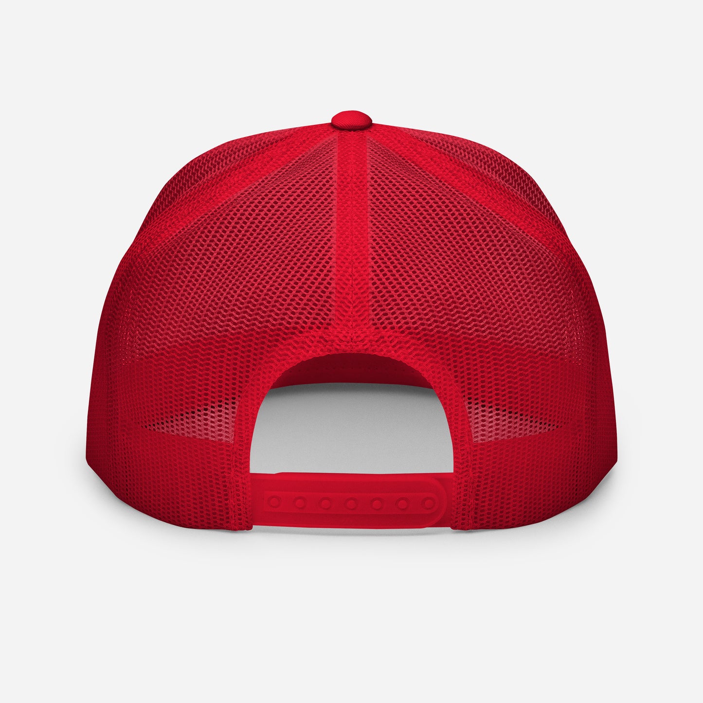 Signature Trucker Cap Red Text