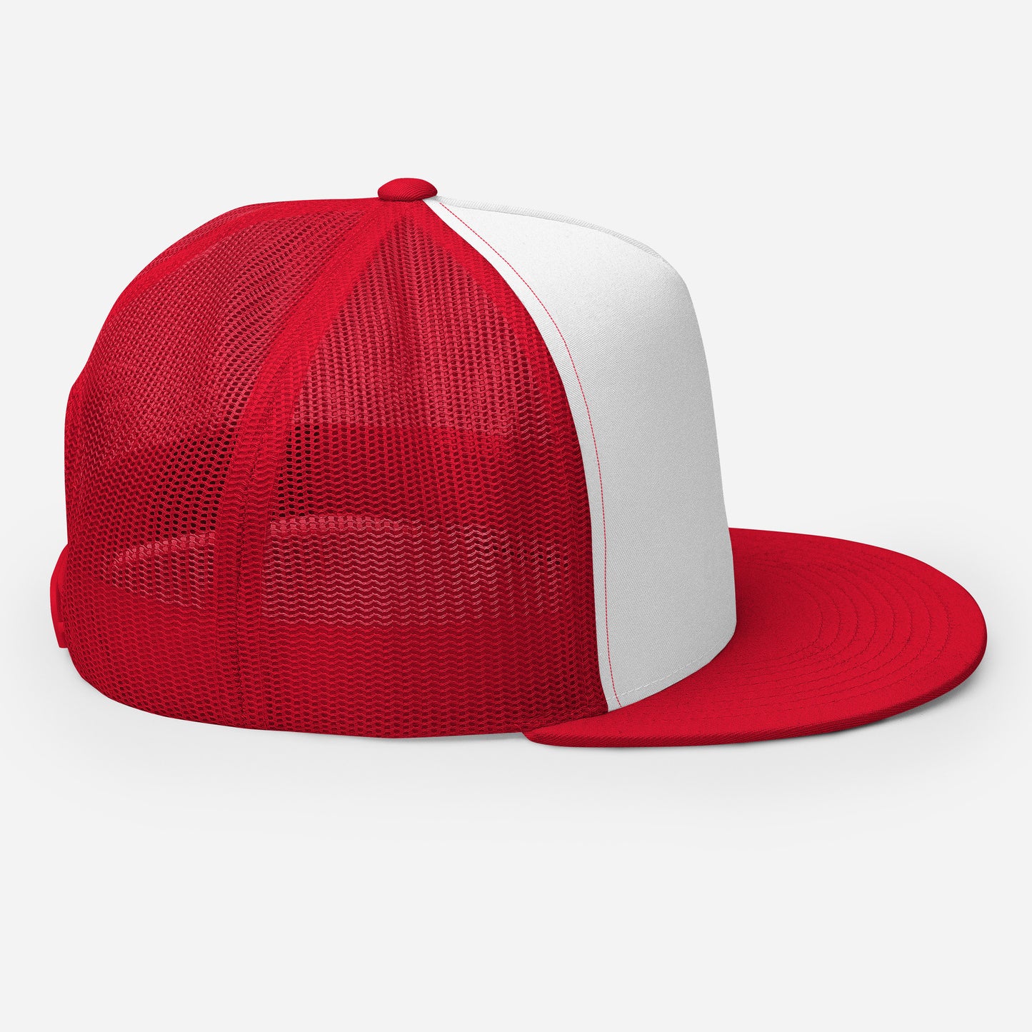 Signature Trucker Cap Red Text
