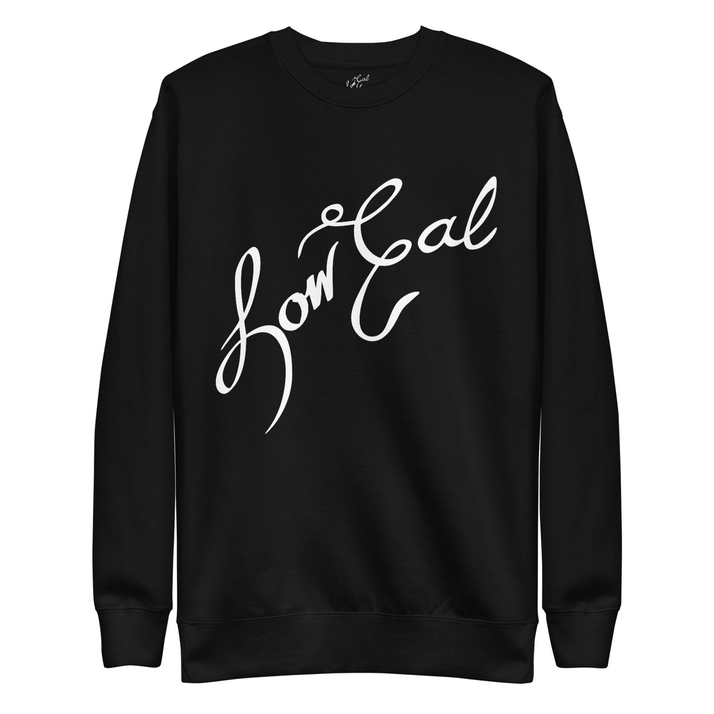 Signature Unisex Premium Sweatshirt White Text