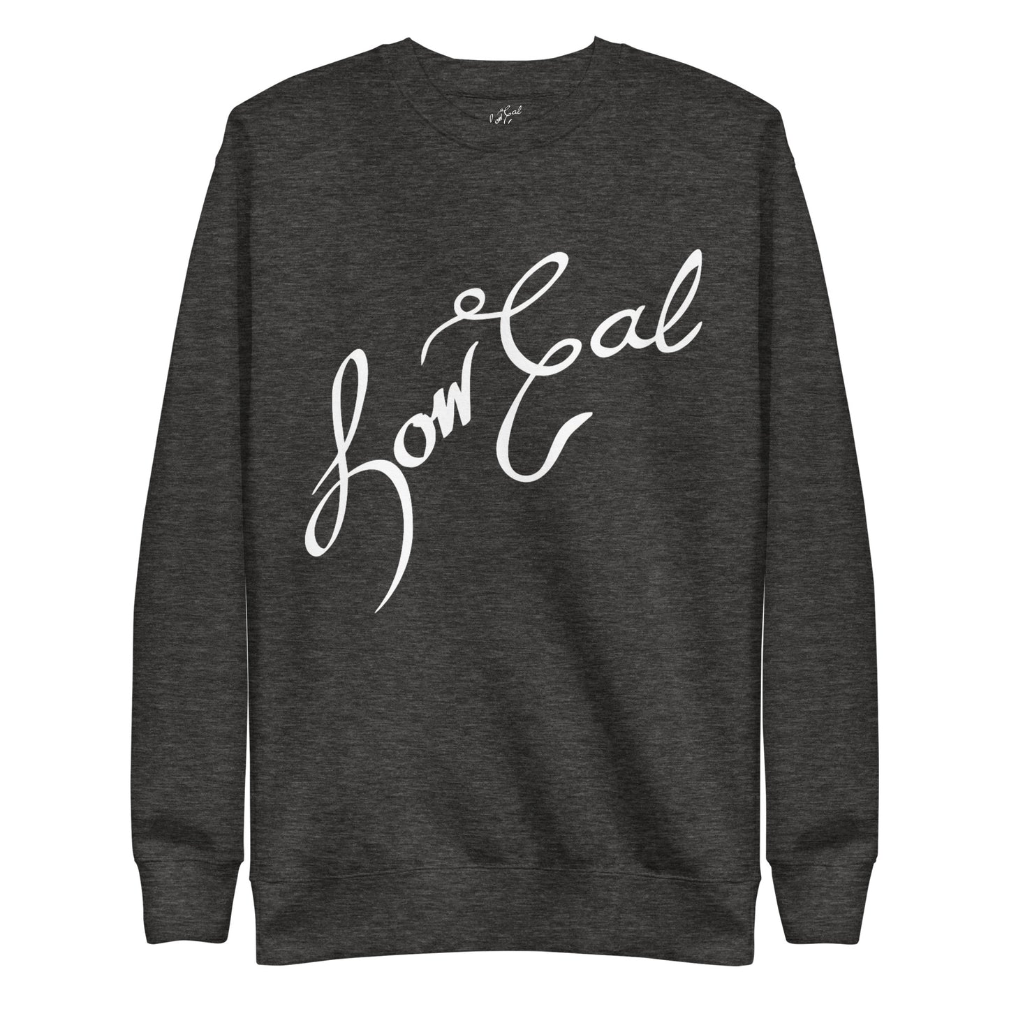 Signature Unisex Premium Sweatshirt White Text