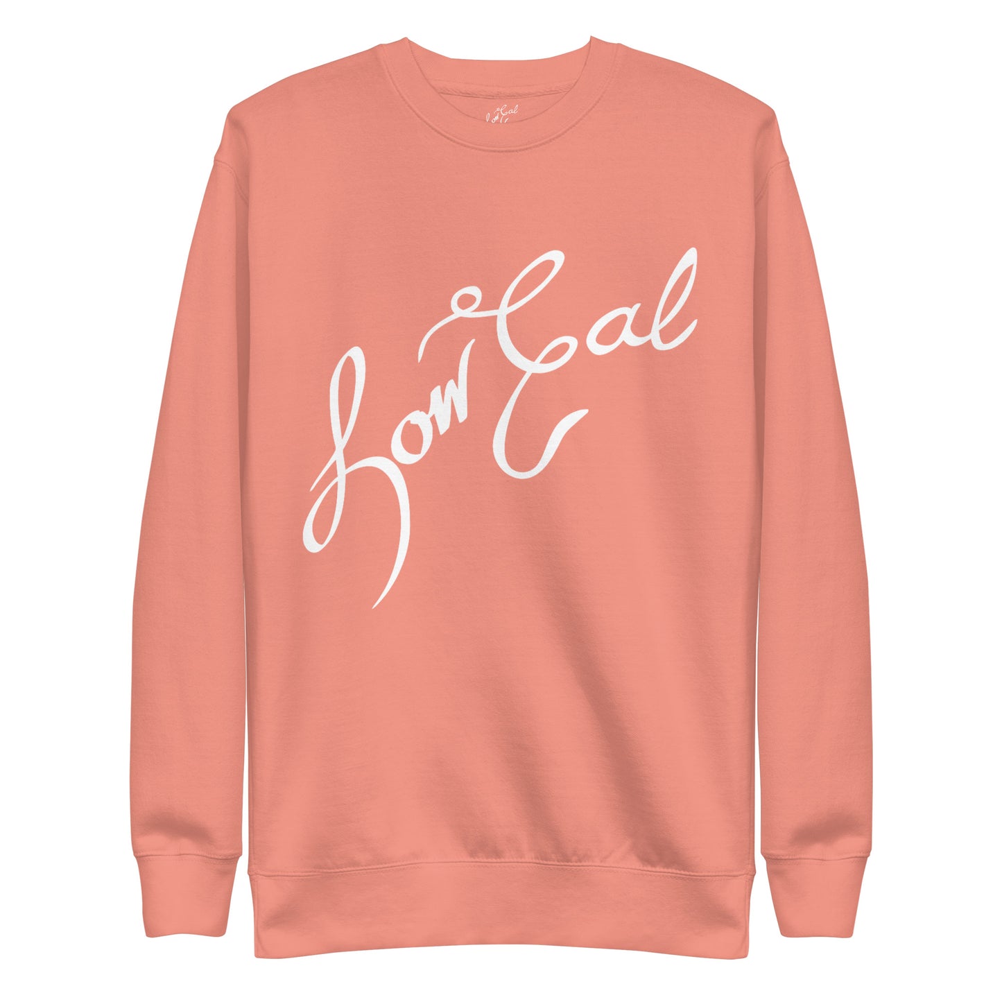 Signature Unisex Premium Sweatshirt White Text