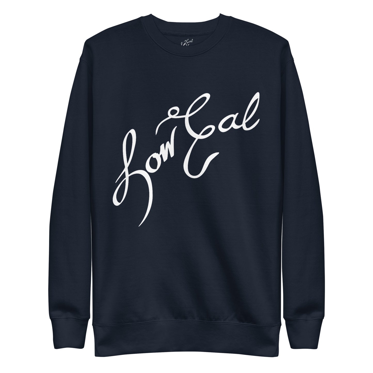Signature Unisex Premium Sweatshirt White Text