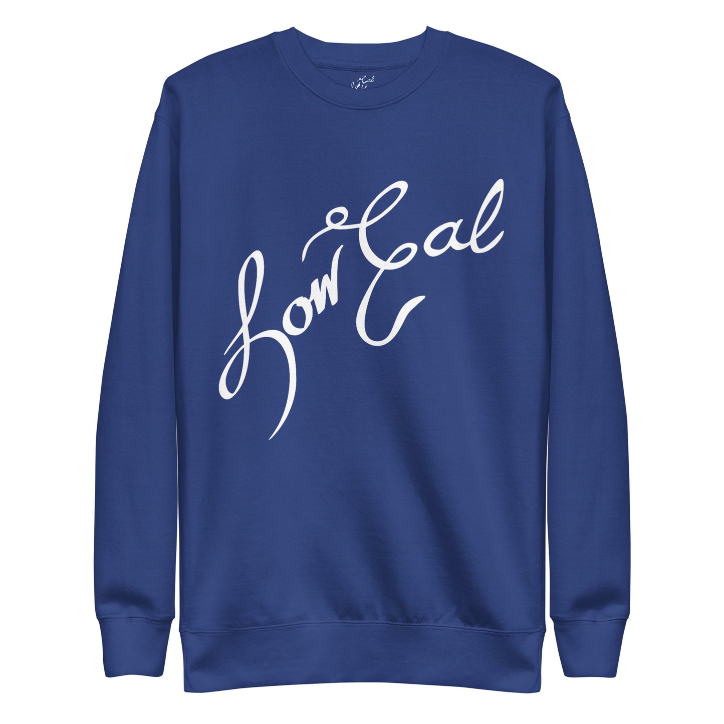 Signature Unisex Premium Sweatshirt White Text