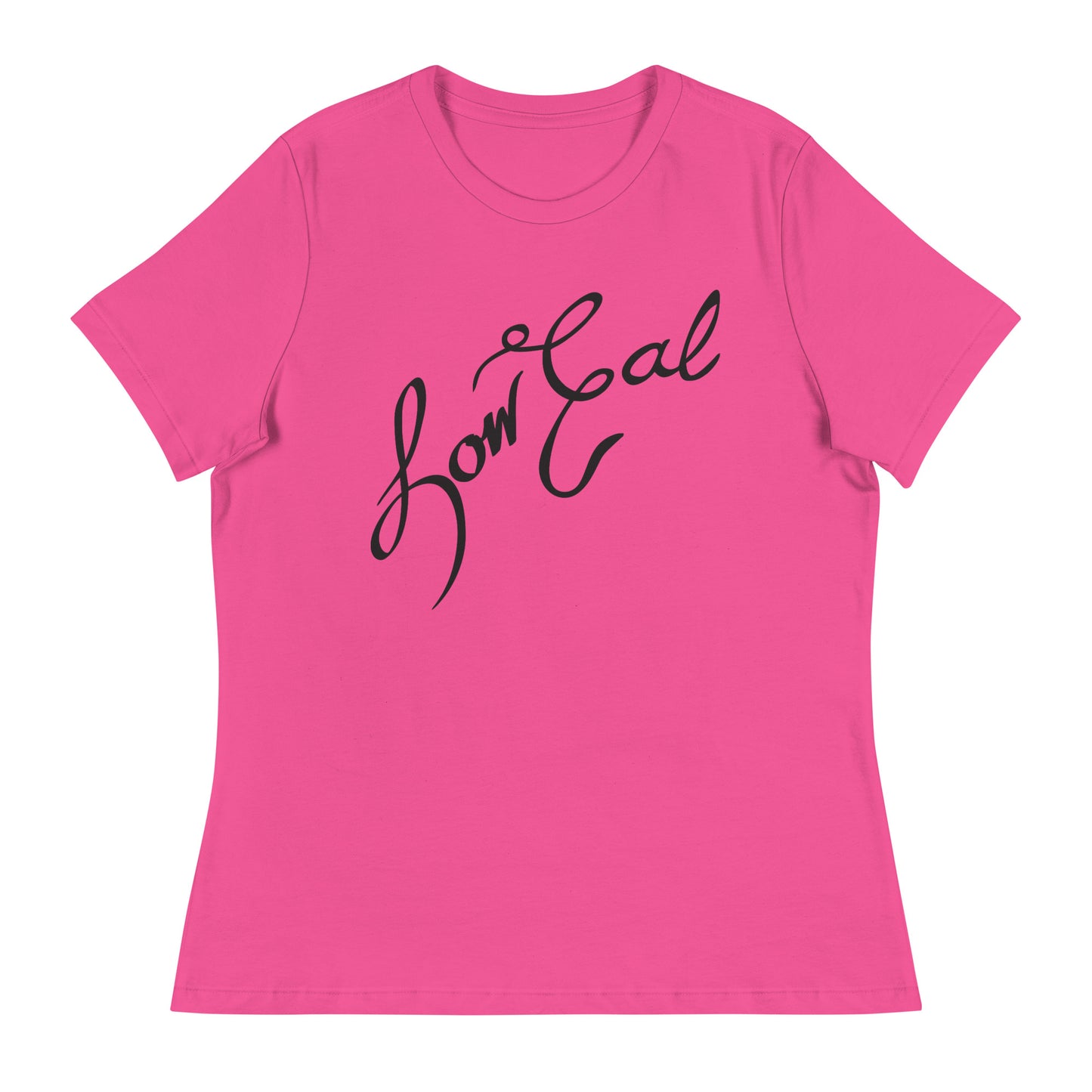 Signature Women's Relaxed T-Shirt Black Text