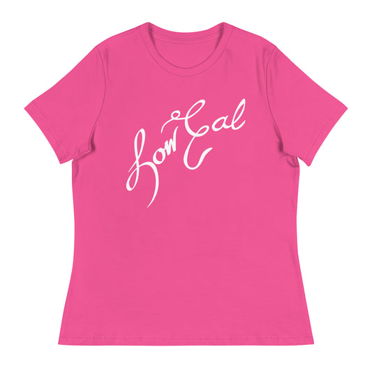 Signature Women's Relaxed T-Shirt White Text