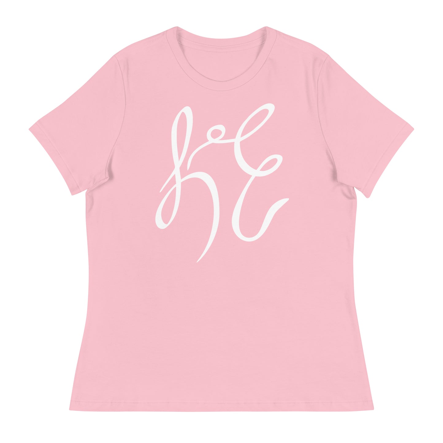 LC Women's Relaxed T-Shirt White Text