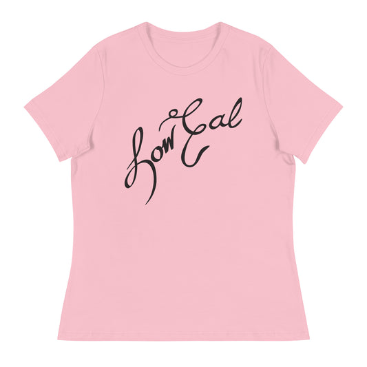Signature Women's Relaxed T-Shirt Black Text