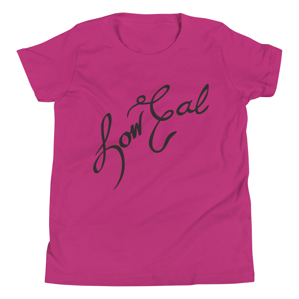 Signature Youth Short Sleeve T-Shirt Black Text