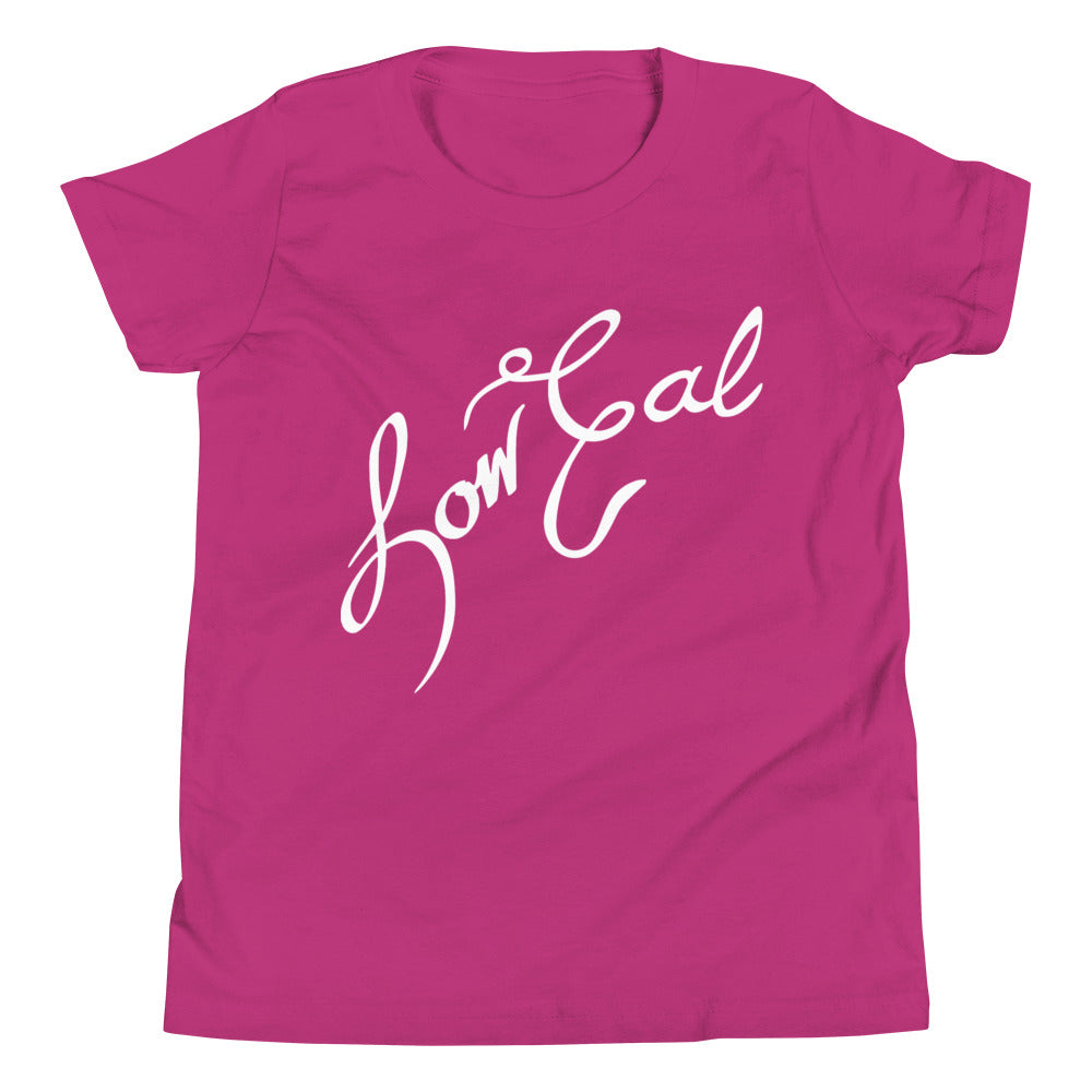 Signature Youth Short Sleeve T-Shirt White Text