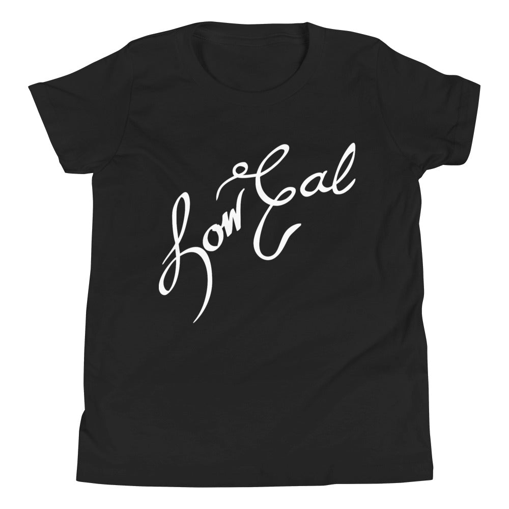 Signature Youth Short Sleeve T-Shirt White Text