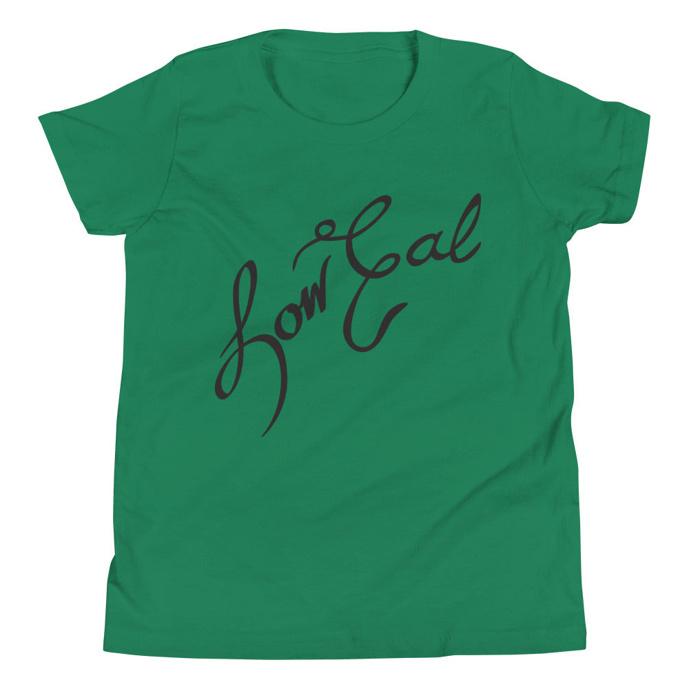 Signature Youth Short Sleeve T-Shirt Black Text