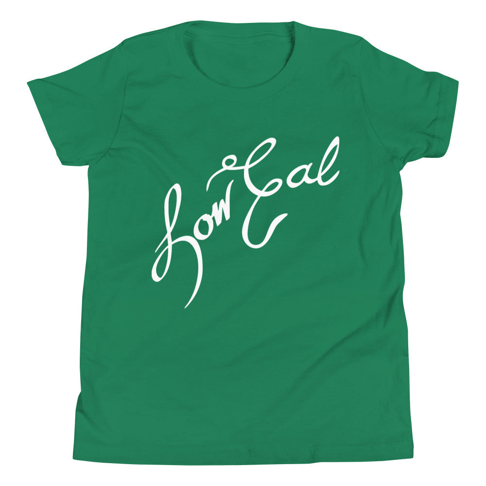 Signature Youth Short Sleeve T-Shirt White Text