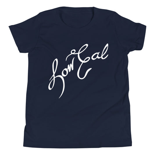 Signature Youth Short Sleeve T-Shirt White Text