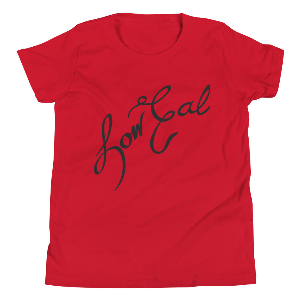 Signature Youth Short Sleeve T-Shirt Black Text
