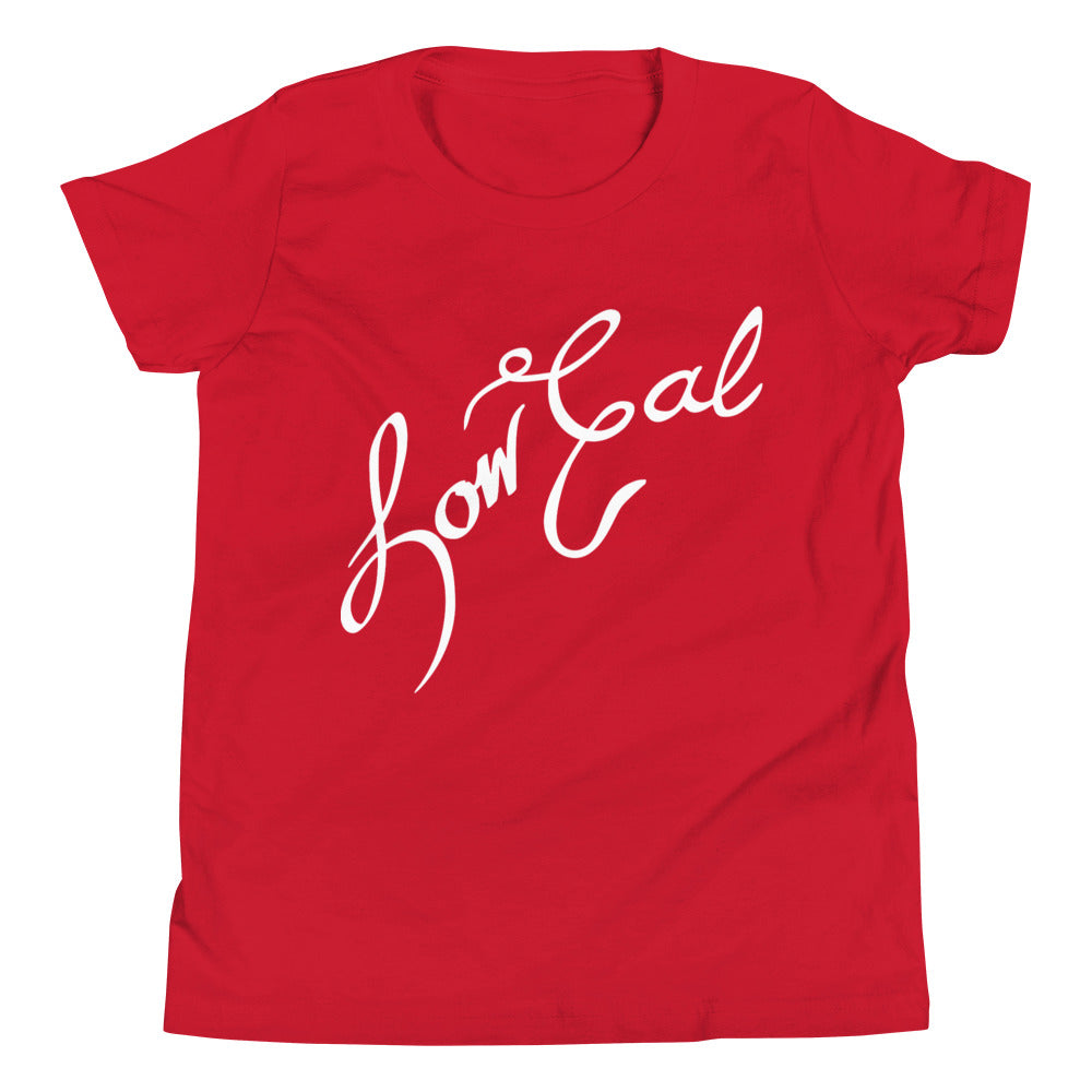 Signature Youth Short Sleeve T-Shirt White Text