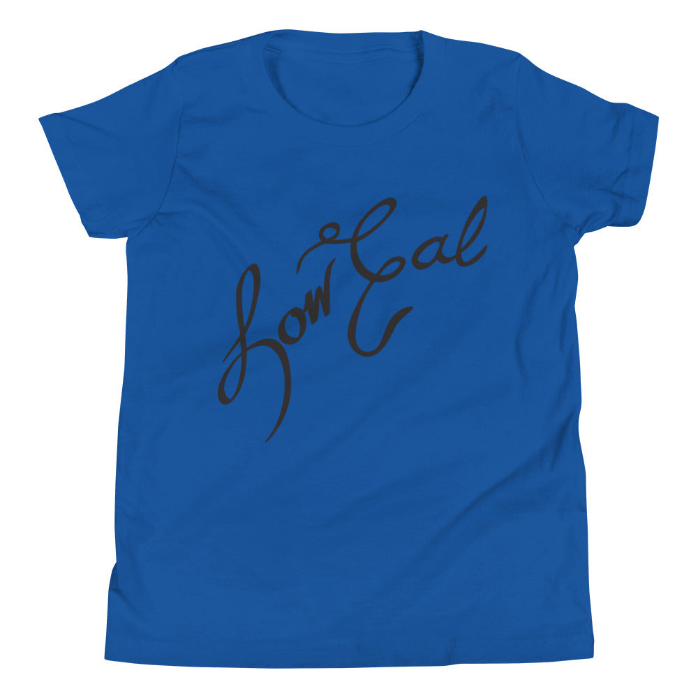 Signature Youth Short Sleeve T-Shirt Black Text