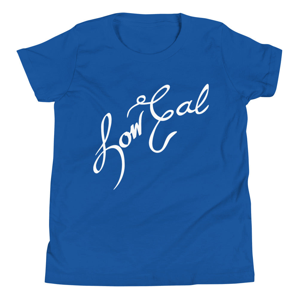 Signature Youth Short Sleeve T-Shirt White Text