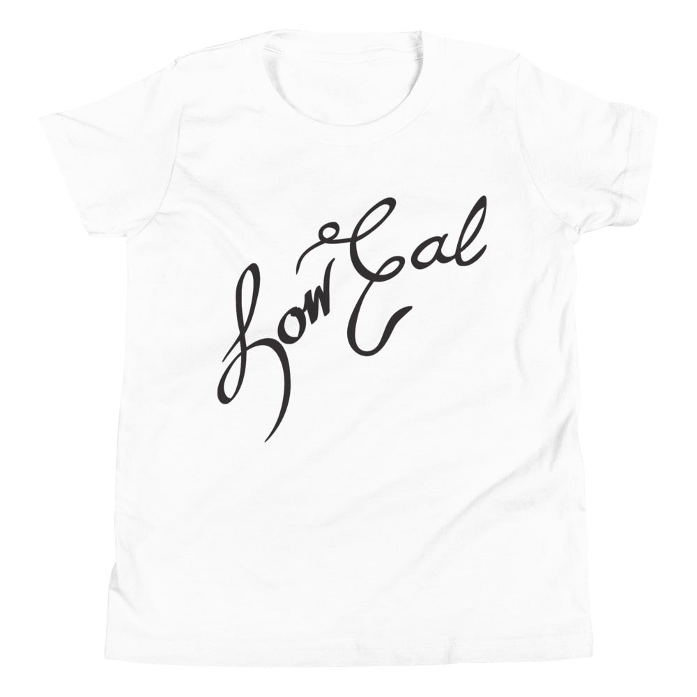 Signature Youth Short Sleeve T-Shirt Black Text
