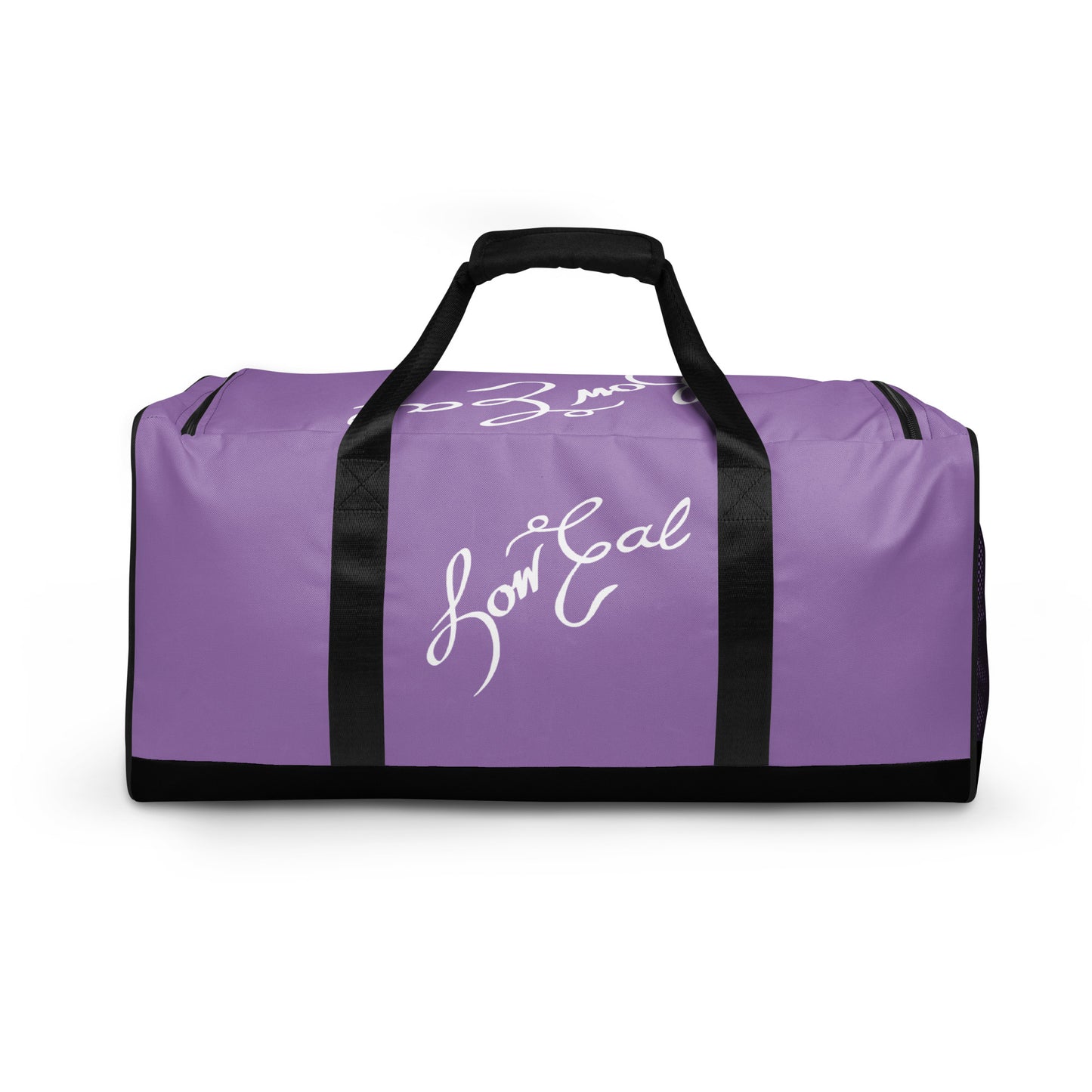 Signature+LC Duffle Bag Lavender w/ White Text