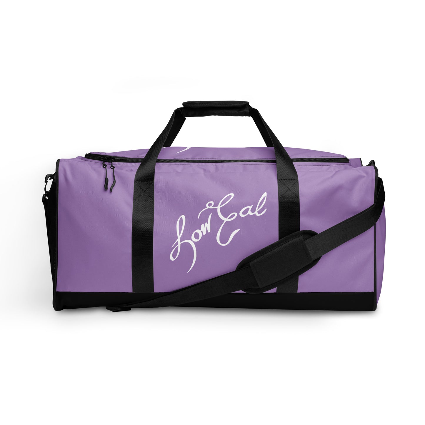 Signature+LC Duffle Bag Lavender w/ White Text