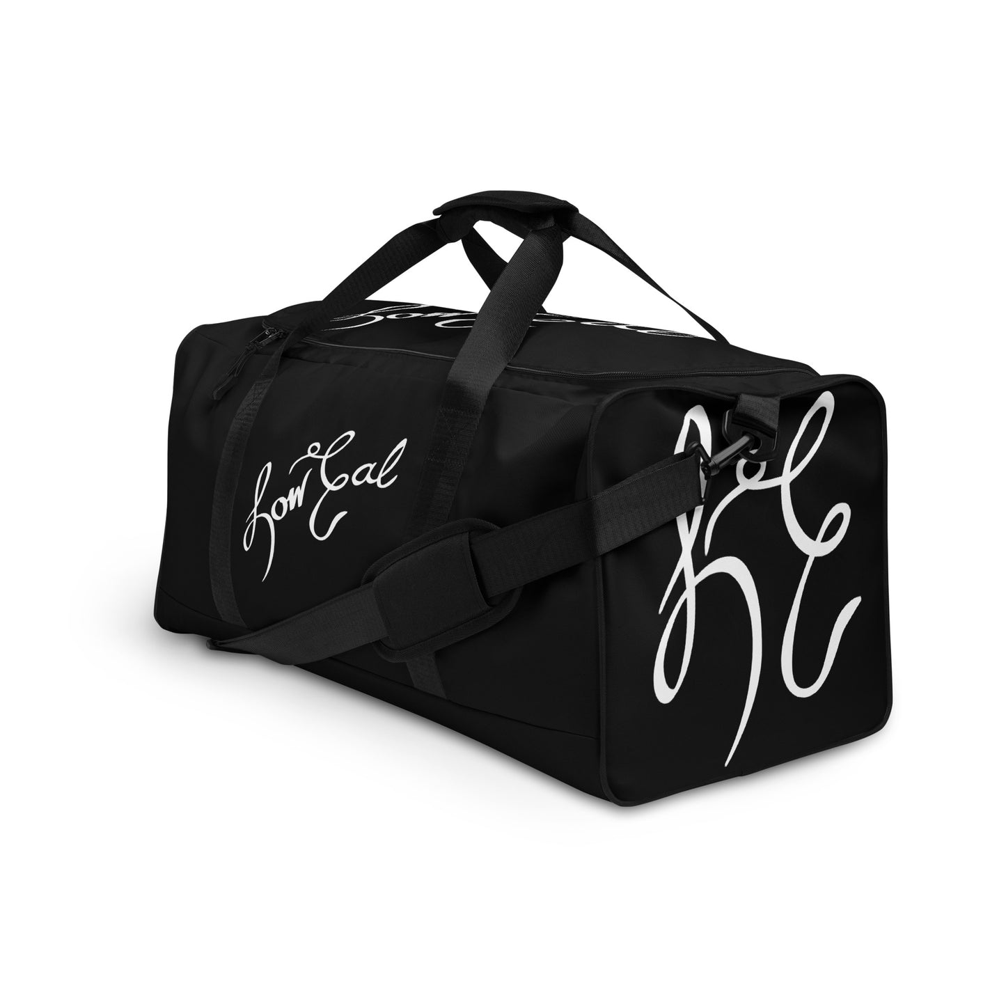 Signature+LC Duffle Bag White Text