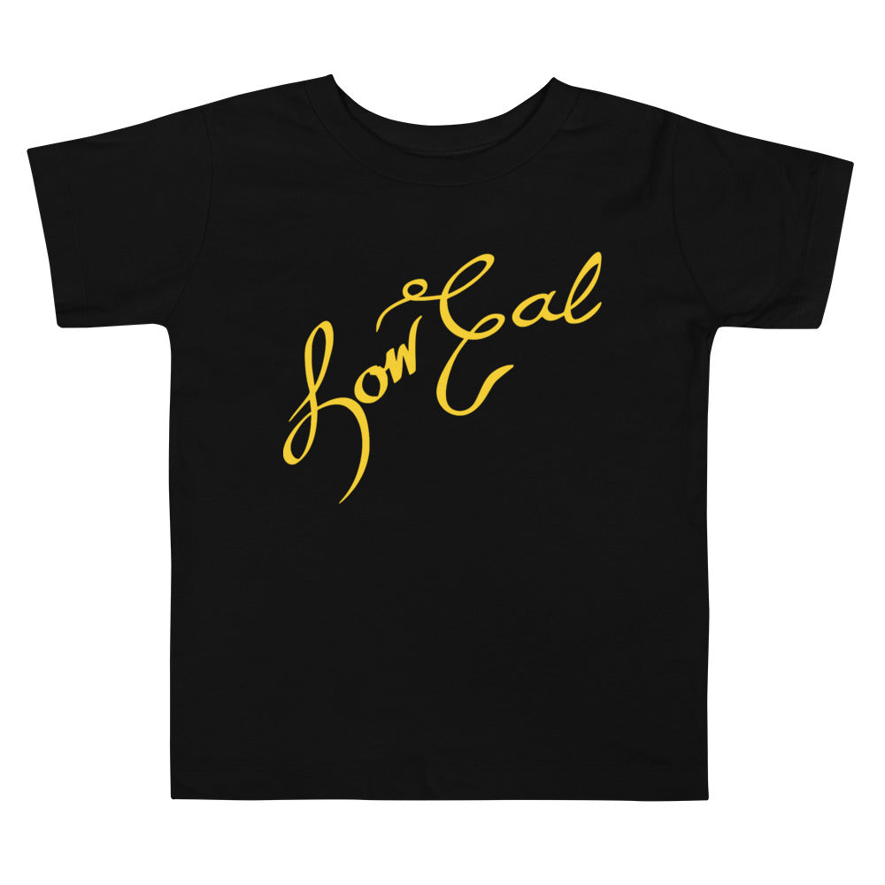 Signature Toddler Short Sleeve Tee Gold Text