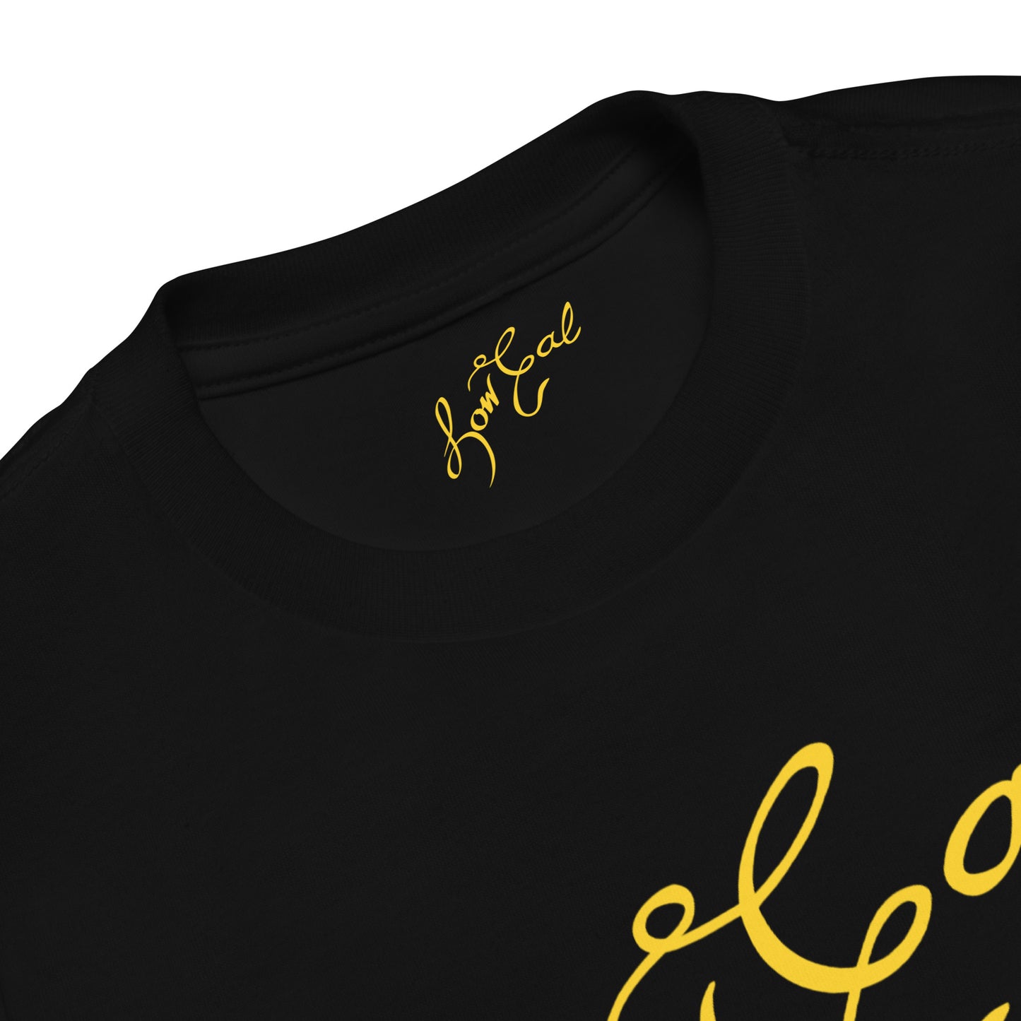 Signature Toddler Short Sleeve Tee Gold Text