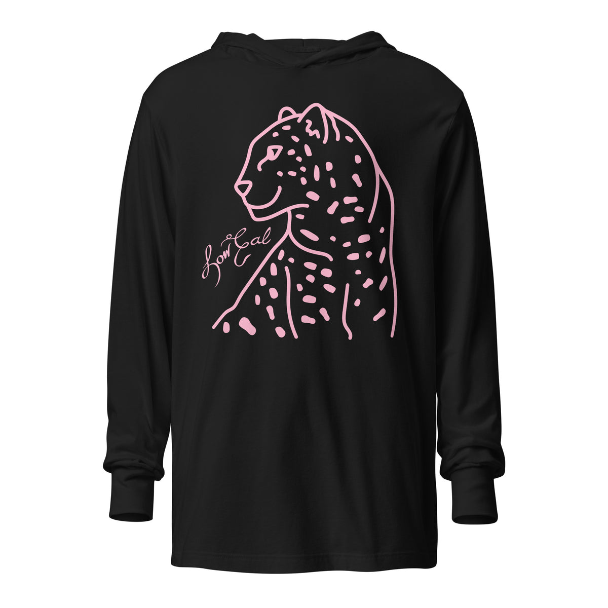 Signature Hooded Long-Sleeve Tee Cotton Candy Leopard – LowCal