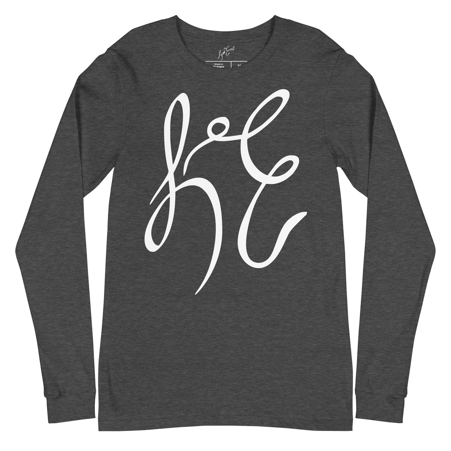 LC Unisex Long Sleeve Shirt White Text