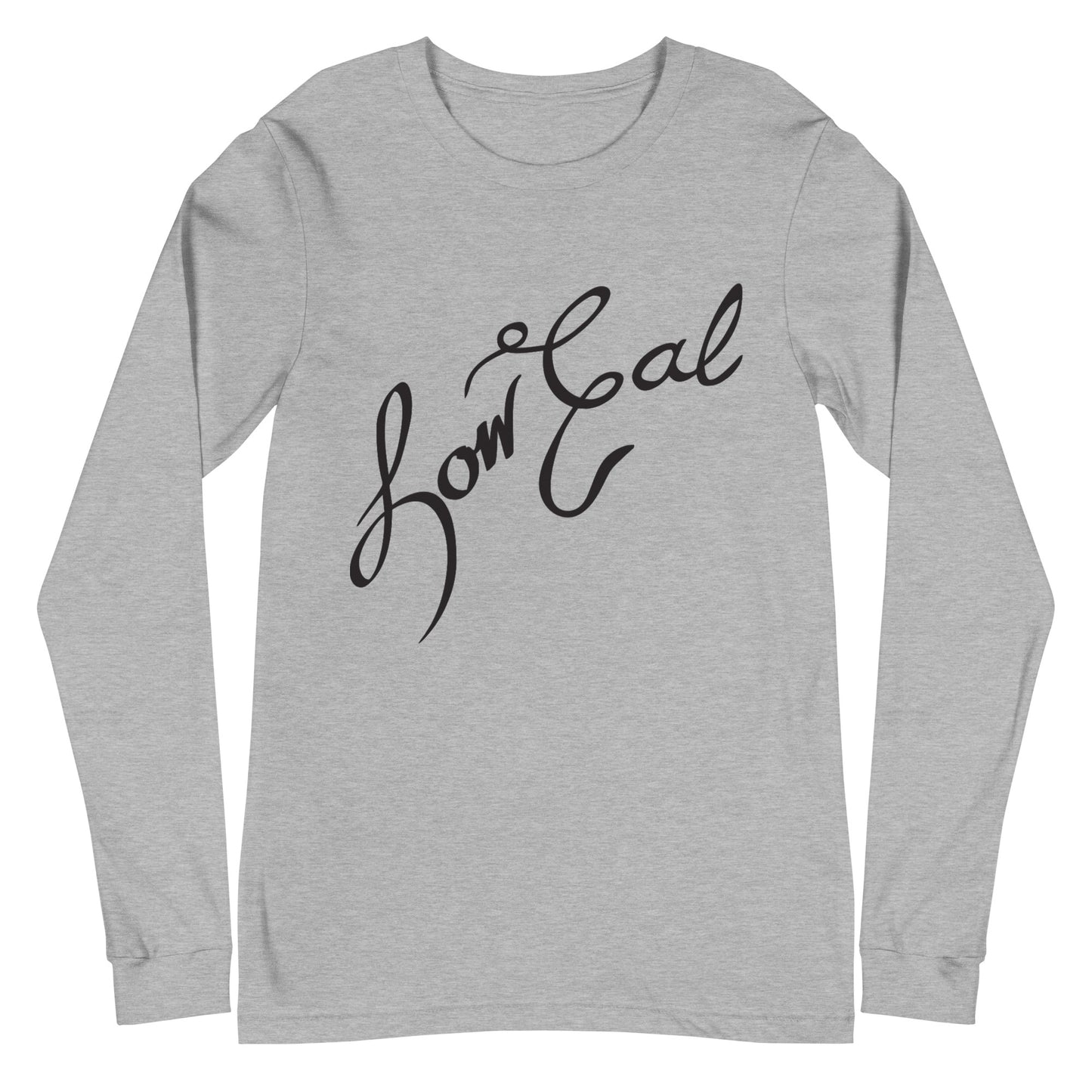 Signature Unisex Long Sleeve Tee Black Text