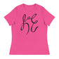 LC Women's Relaxed T-Shirt Black Text
