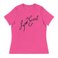 Signature Women's Relaxed T-Shirt Black Text