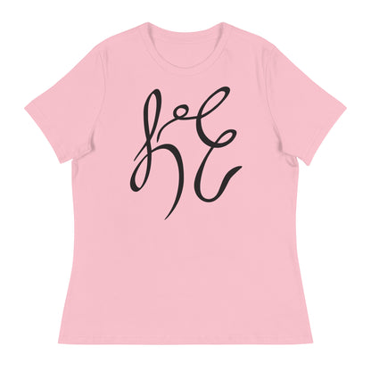 LC Women's Relaxed T-Shirt Black Text