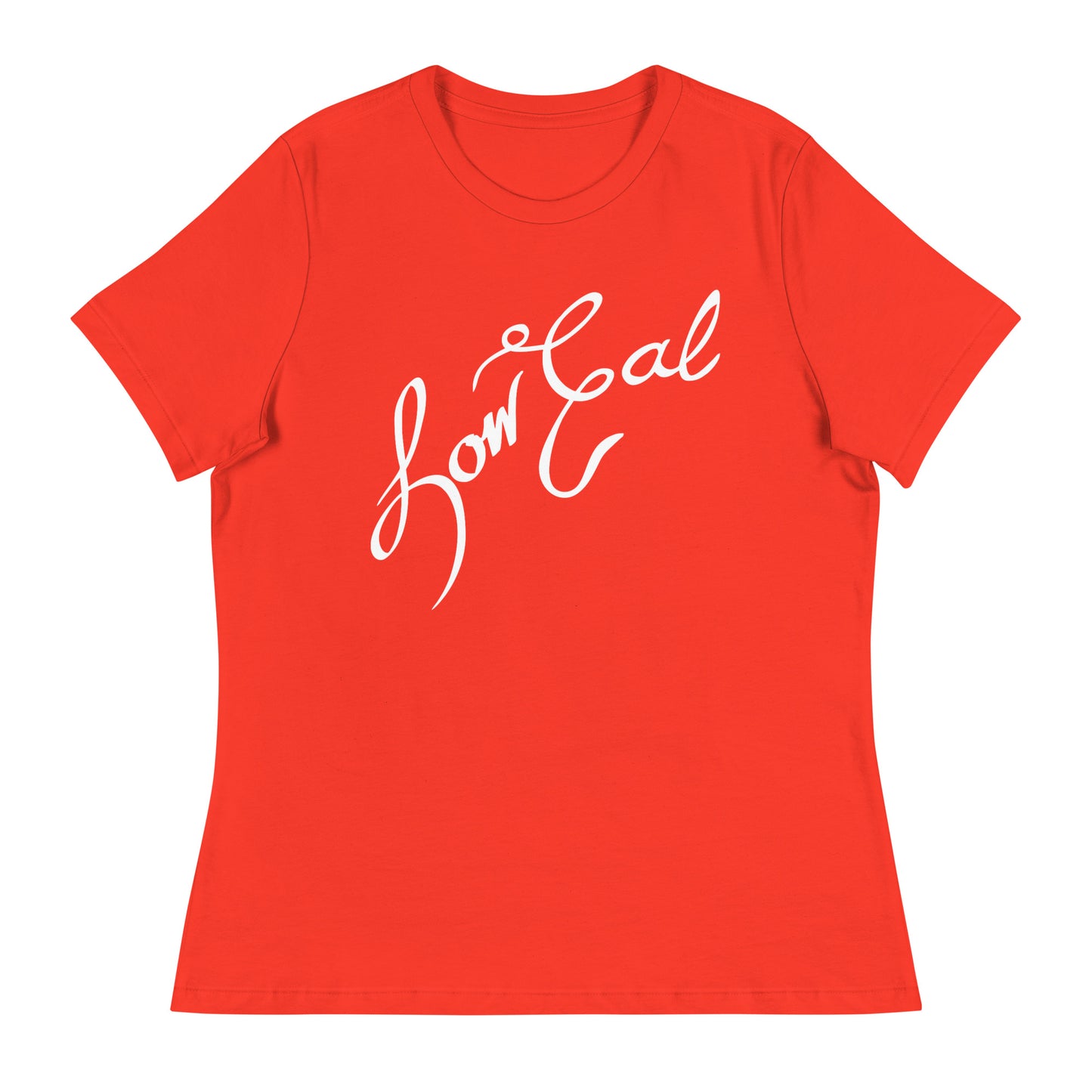 Signature Women's Relaxed T-Shirt White Text